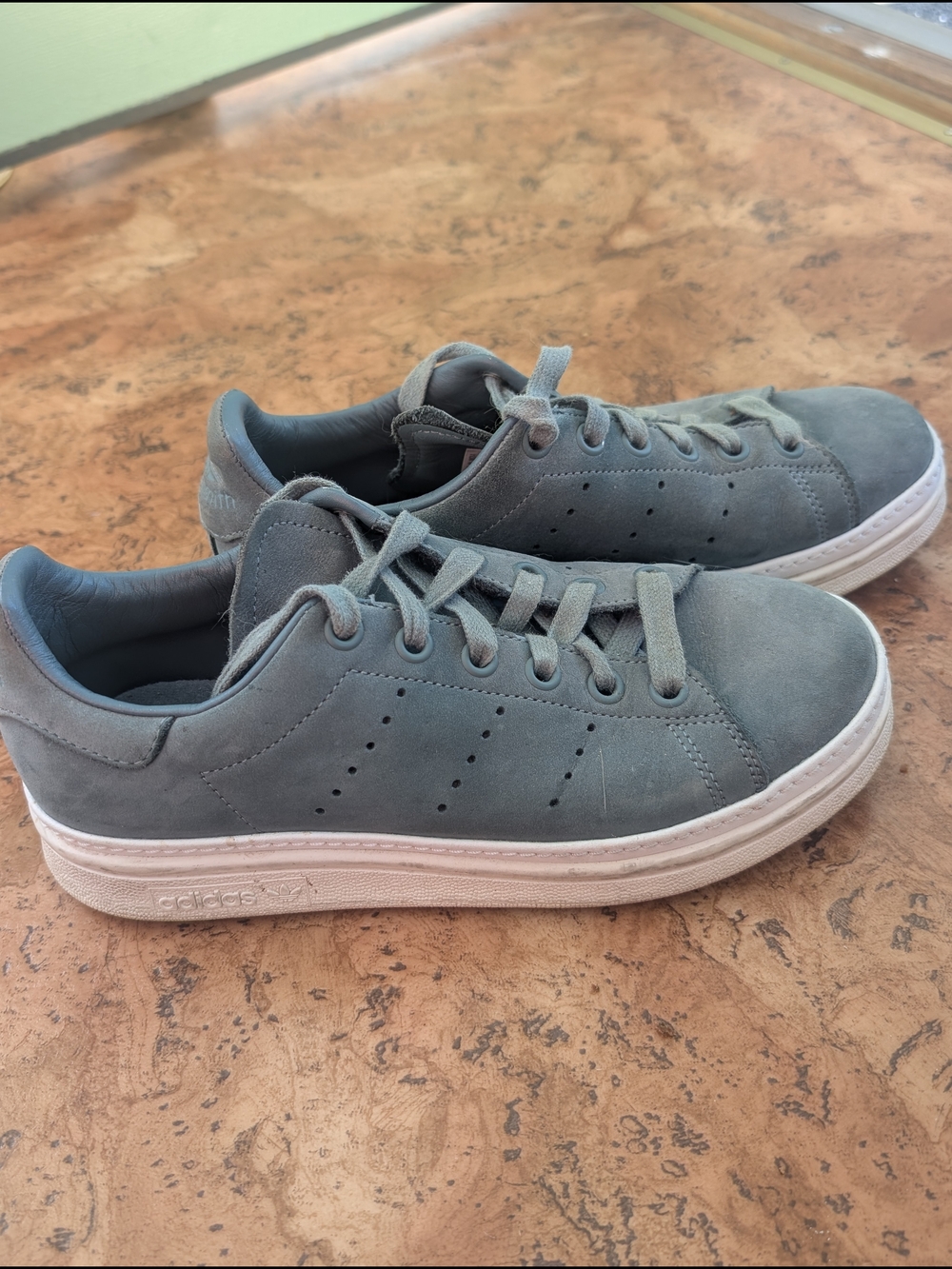 Adidas Suede Green Low-Top Sneakers